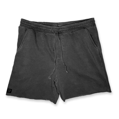 Men's Rest Day Fleece Shorts in Stone — front view by VNDK8