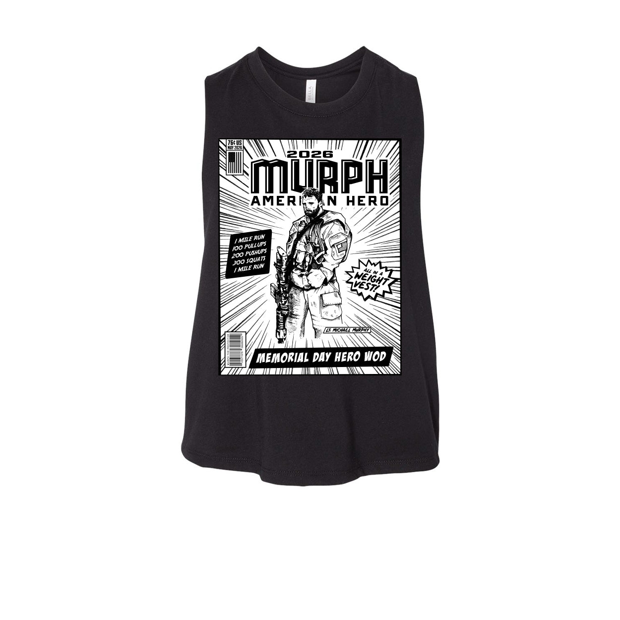 Murph "Comic" Crop Tanks