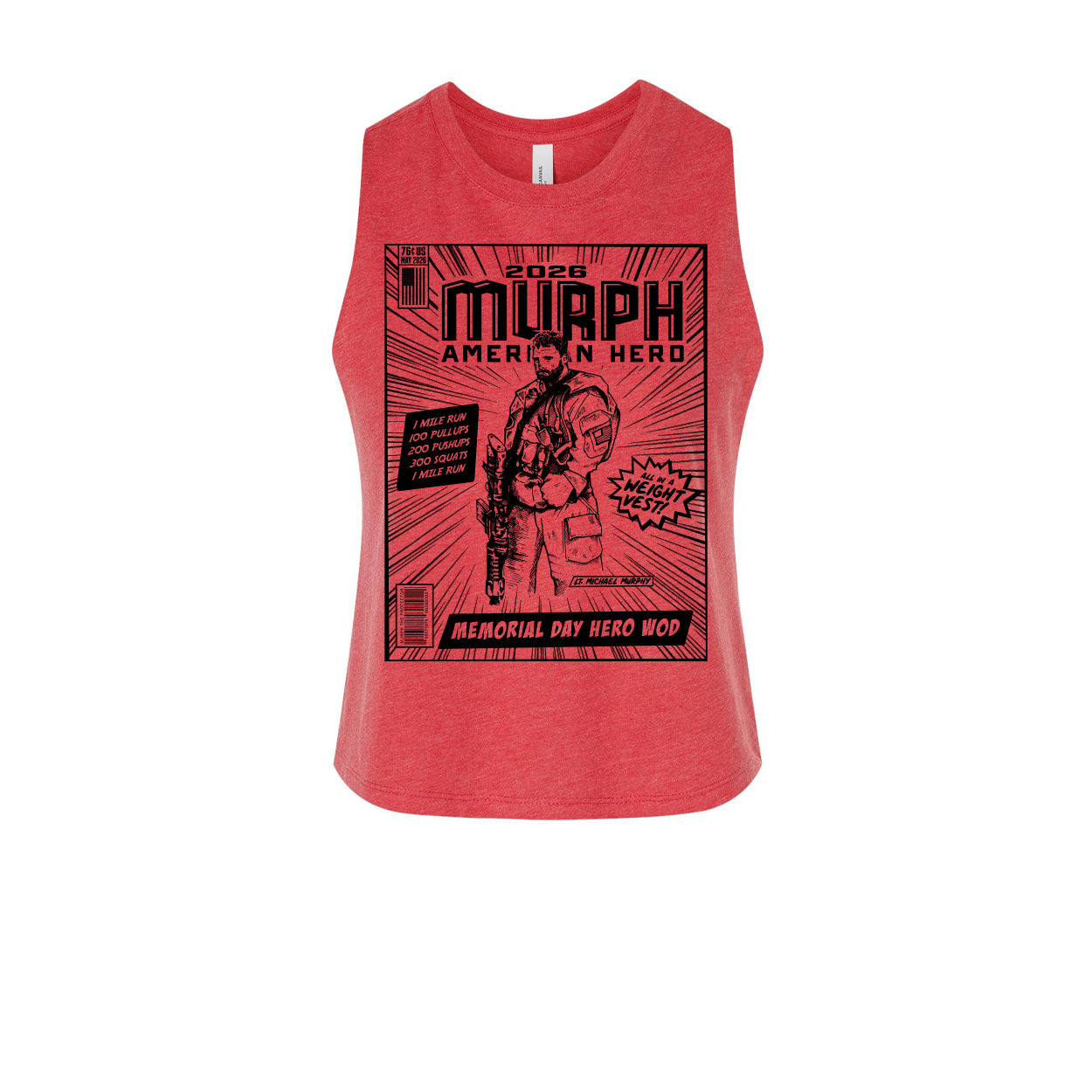 Murph "Comic" Crop Tanks