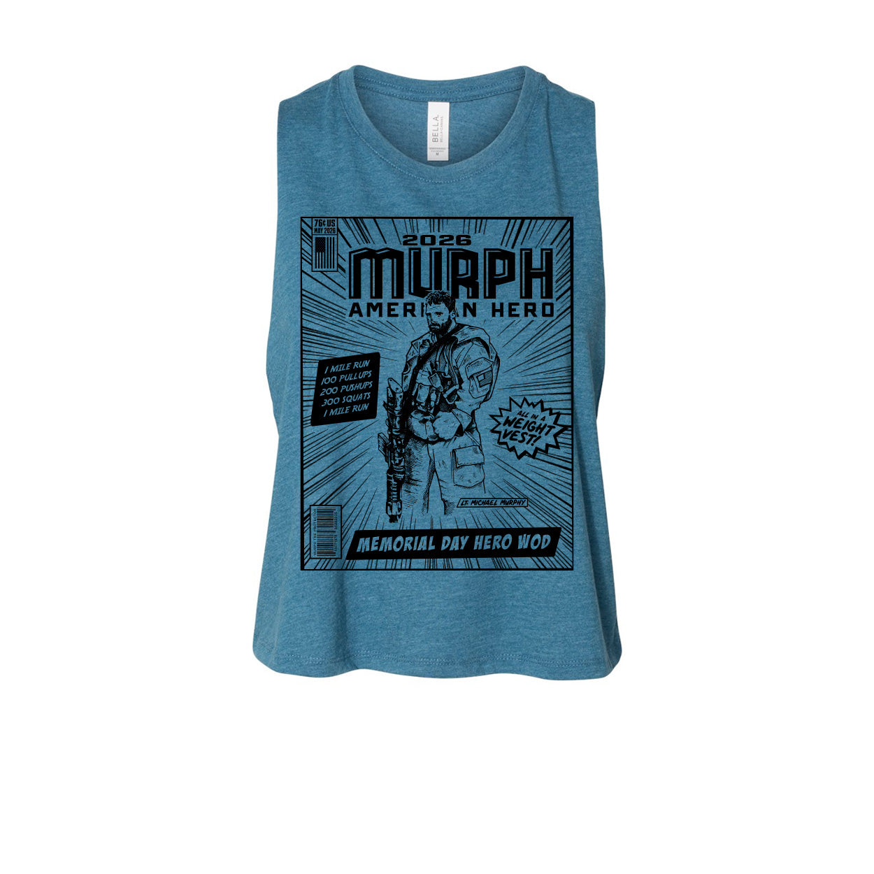 Murph "Comic" Crop Tanks