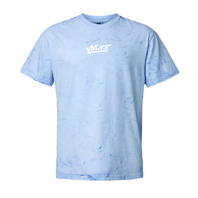 No Tomorrow Tee in Distressed Blue/Ocean — front view by VNDK8
