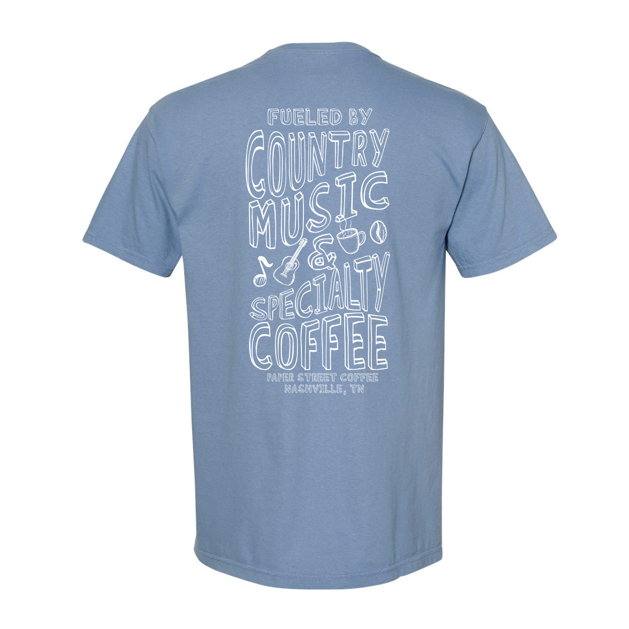 Paper Street Coffee "Fueled" Tee