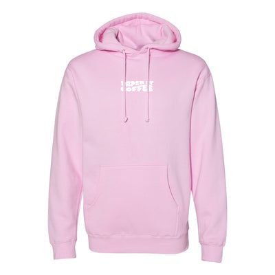 Paper Street Coffee Lazy Days Hoodie in Pink — front view by VNDK8
