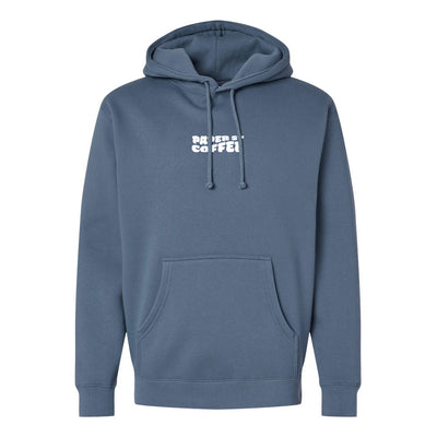 Paper Street Coffee Lazy Days Hoodie in Storm — front view by VNDK8