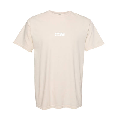 Paper Street Coffee Lazy Days Tee in Ivory/White — front view by VNDK8