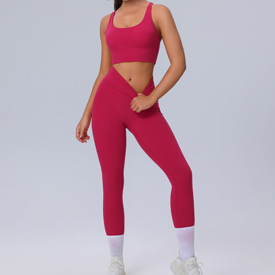 Women's Respond Leggings in Wildberry — front view 2 by VNDK8