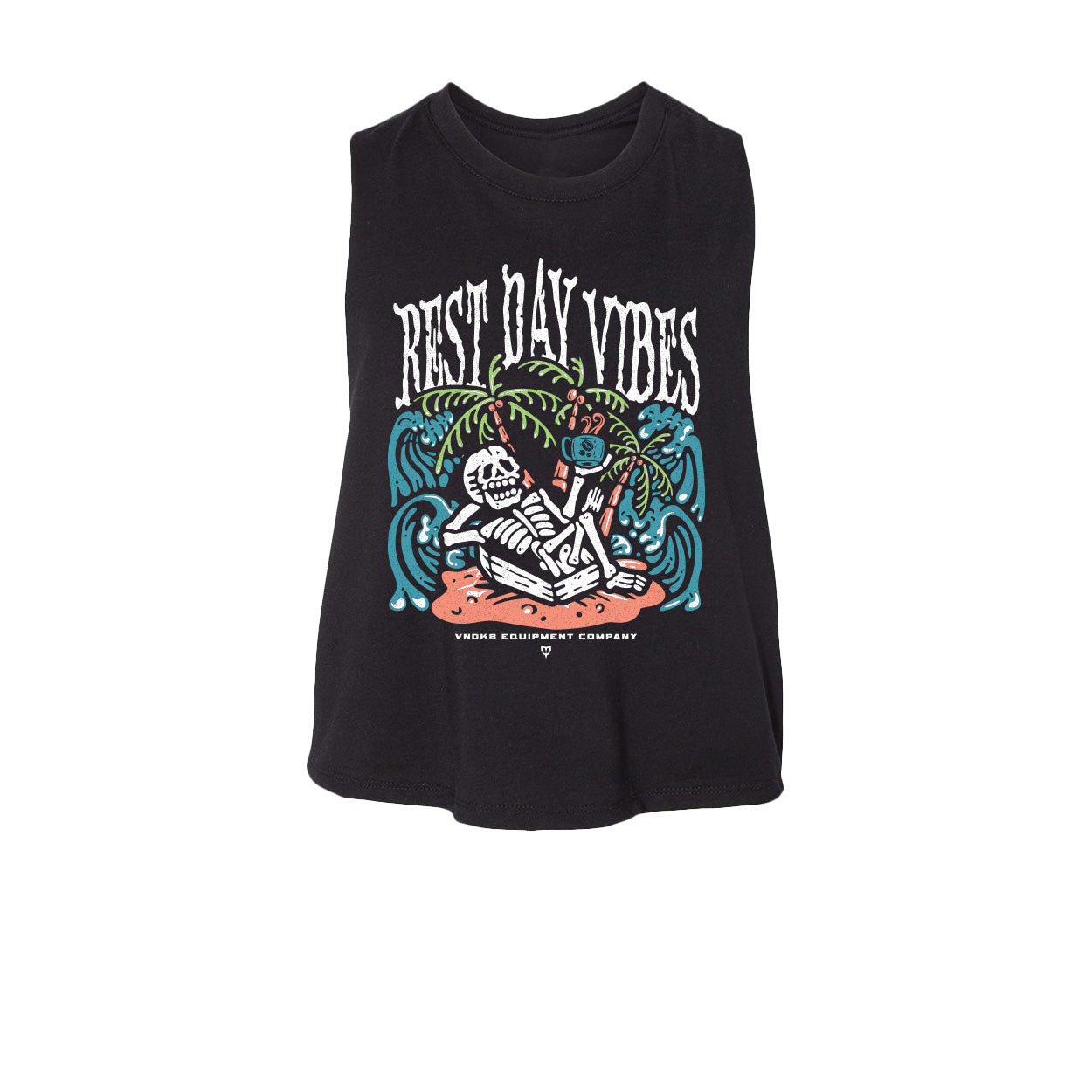 Rest Day Vibes Crop Tanks