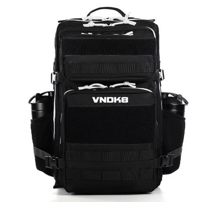 VNDK8 Rover Backpack in Black/White — functional fitness gym bag by VNDK8