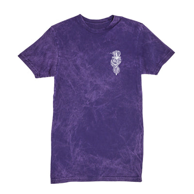Trust Issues Tee in Vintage Purple — front view by VNDK8