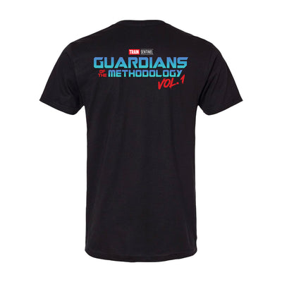 Sentinel Training Guardians Tee in Black — back view by VNDK8