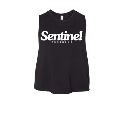 Sentinel Training Logo Women's Crop Tanks