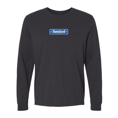 Sentinel Training Methodology Long Sleeve Tee in Black — front view by VNDK8