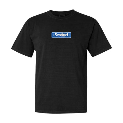 Sentinel Training Methodology Relaxed Tee in Black — front view by VNDK8