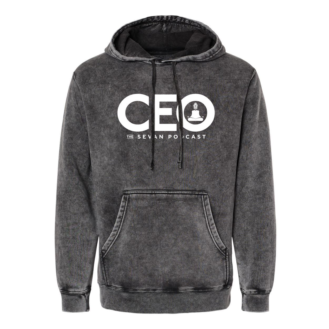 Sevan Podcast CEO Mineral Wash Hoodie