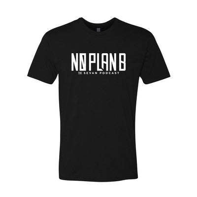 Sevan Podcast No Plan B Tee in Black/White — front view by VNDK8