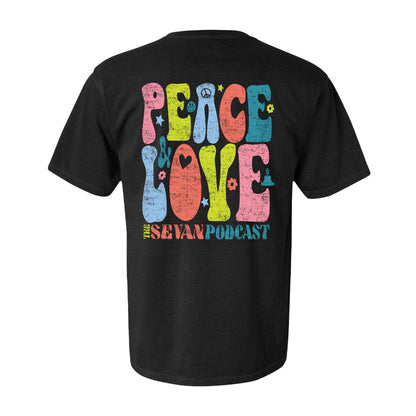 Sevan Podcast Peace & Love Tees