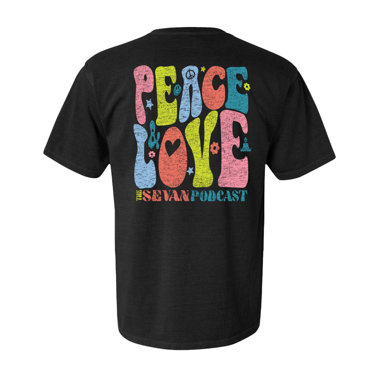 Sevan Podcast Peace & Love Tees