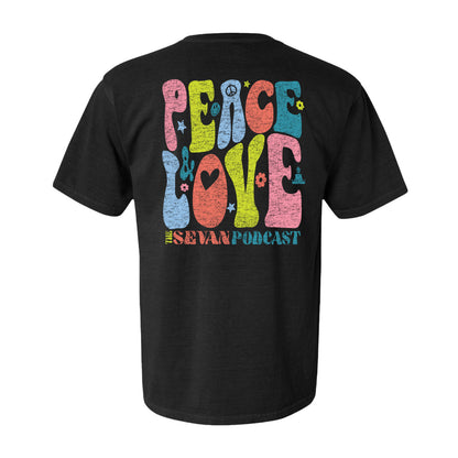 Sevan Podcast Peace & Love Tees