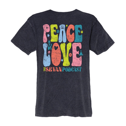 Sevan Podcast Peace & Love Tees