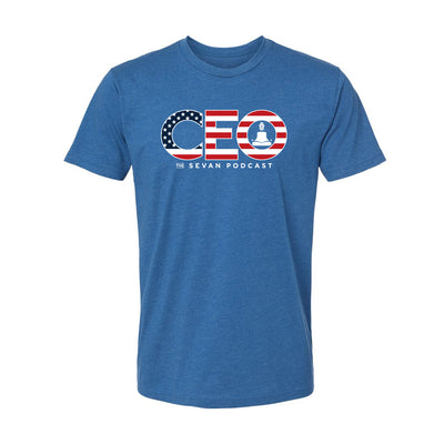 Sevan Podcast Anthem Athletic Tee — front view by VNDK8