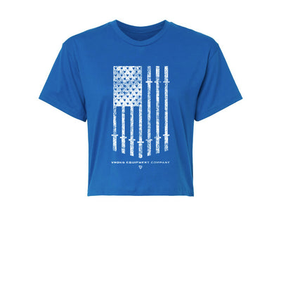 Stars & Bars Women's Crop Tees