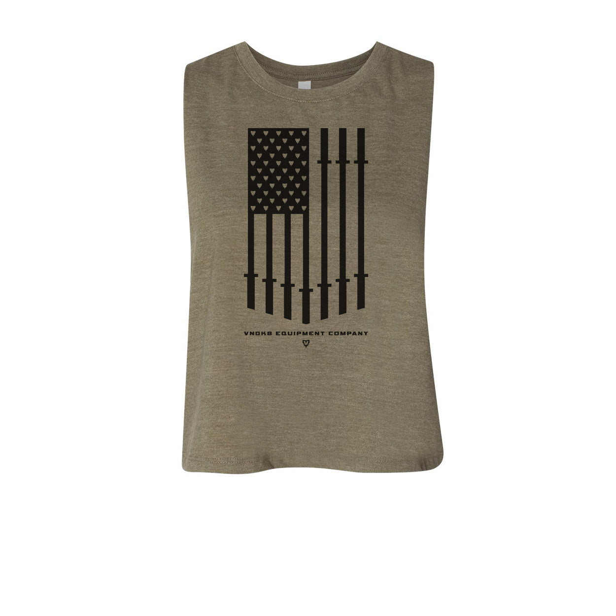 Stars & Bars Women's Crop Tanks