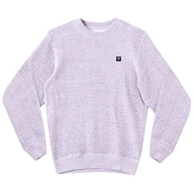 The Hamptons Crewneck in Lilac — ultra-premium fleece crewneck by VNDK8