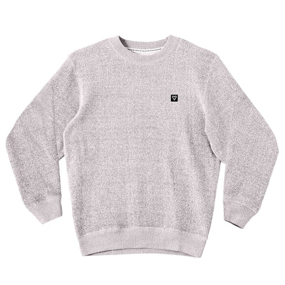 The Hamptons Crewneck in Stone — ultra-premium fleece crewneck by VNDK8