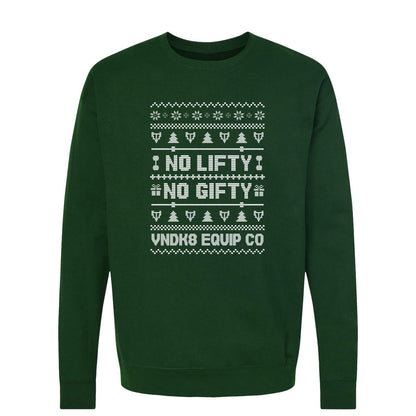 No Lifty No Gifty Holiday Crewneck Sweatshirt