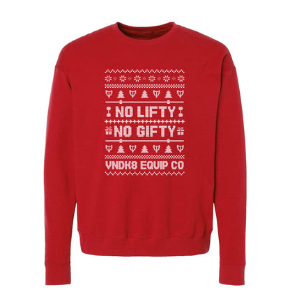 No Lifty No Gifty Holiday Crewneck Sweatshirt