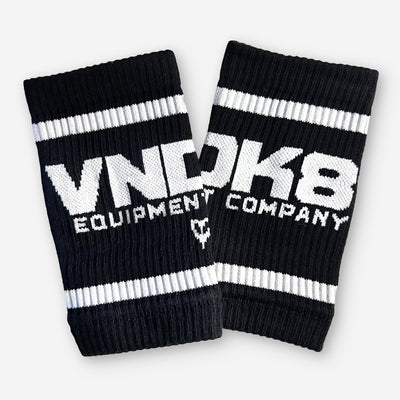 VNDK8 Sweatbands in Black/White — 5-inch wrap-around by VNDK8