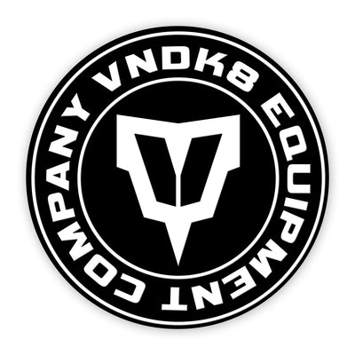VNDK8 Round PVC Rubber Patch — velcro backing by VNDK8