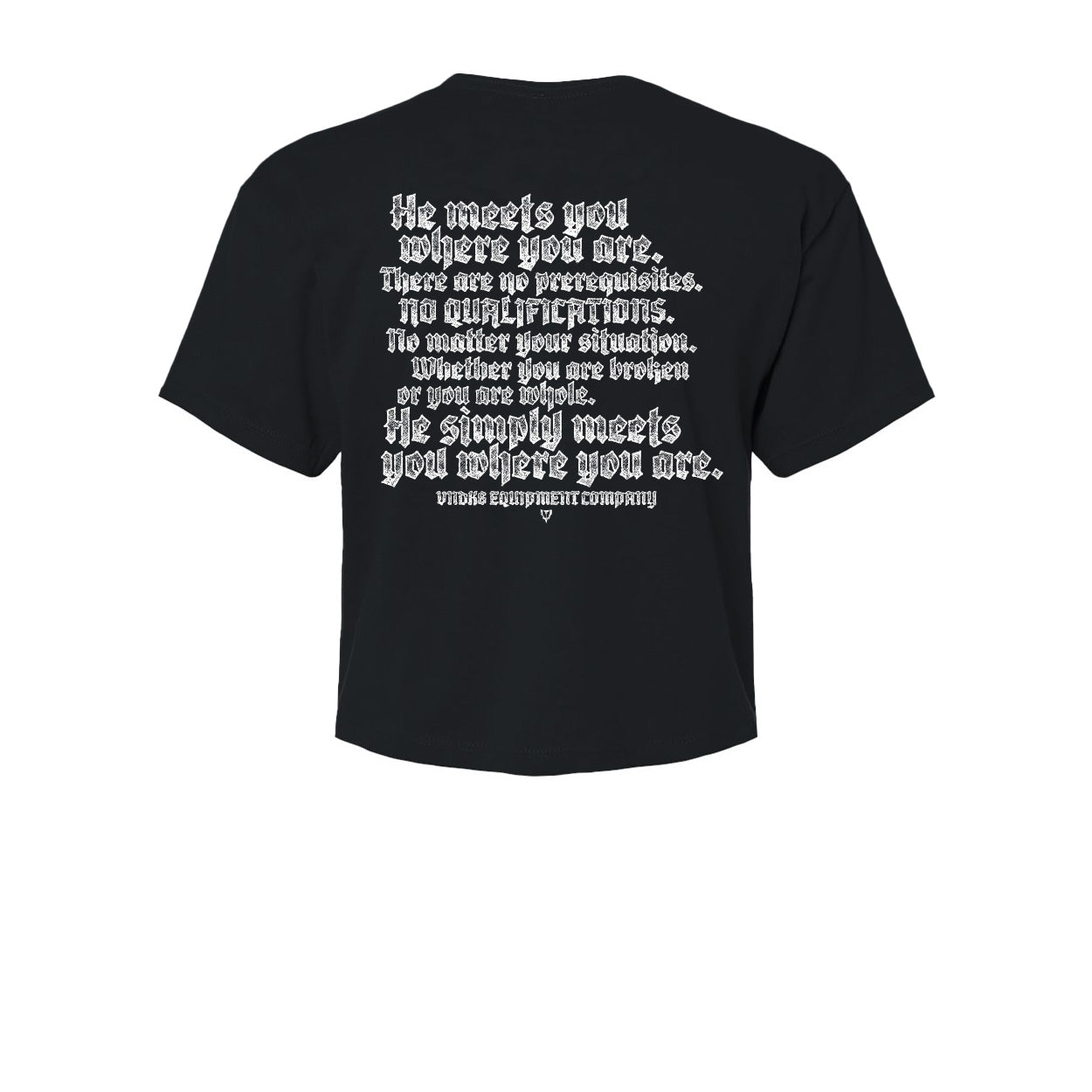 Where You Are Women's Crop Tee