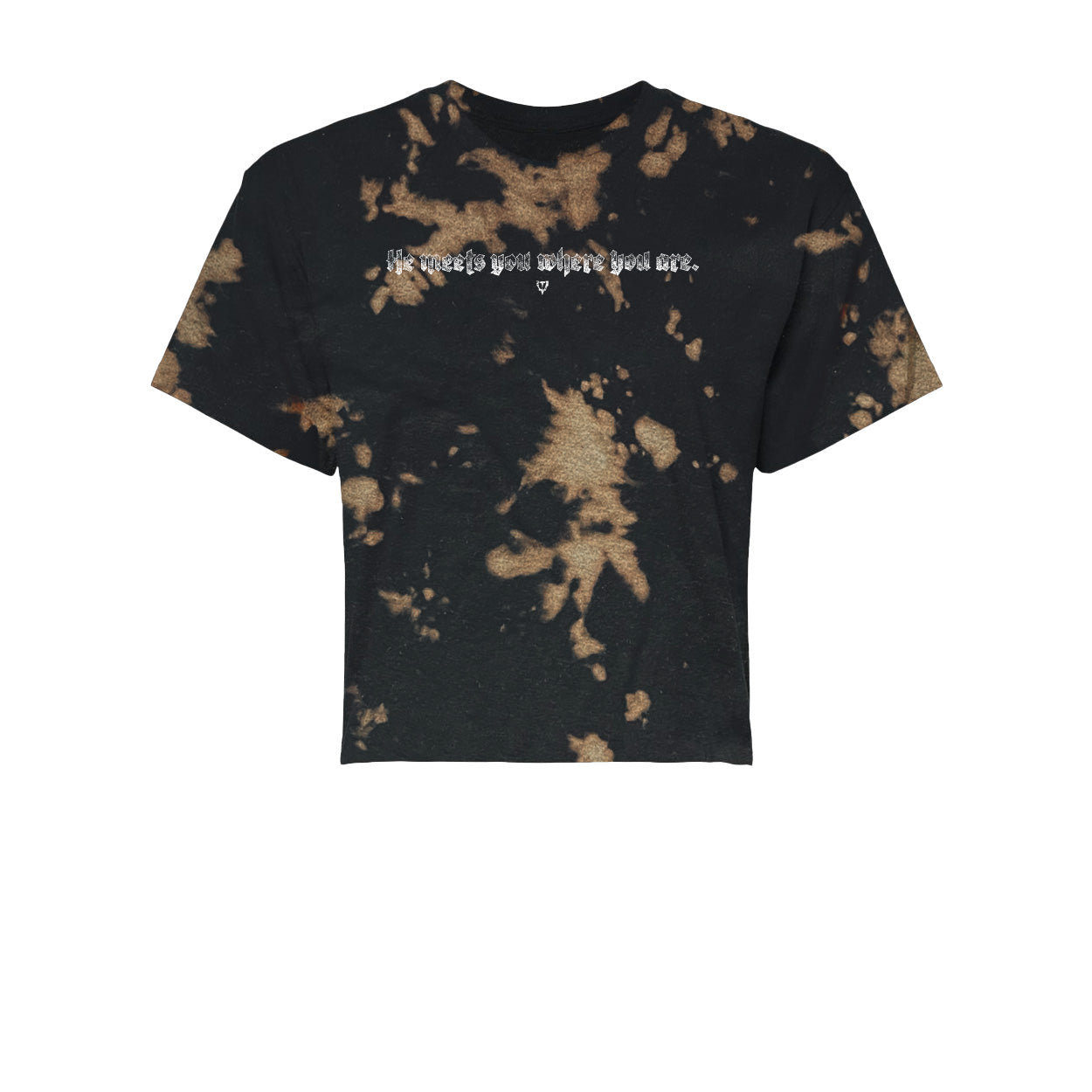 Where You Are Women's Crop Tee