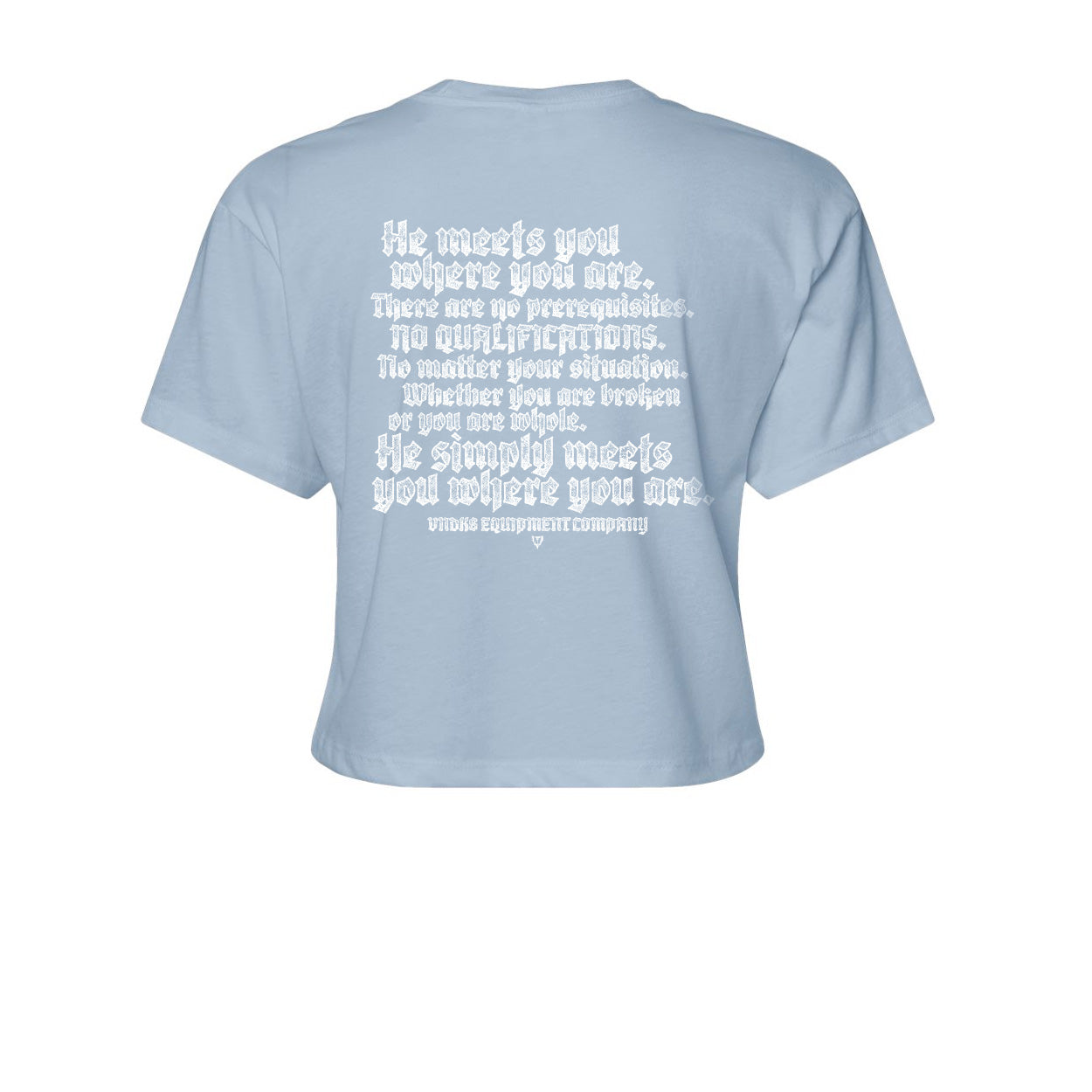 Where You Are Women's Crop Tee