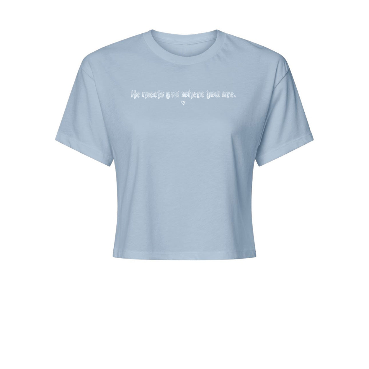 Where You Are Women's Crop Tee